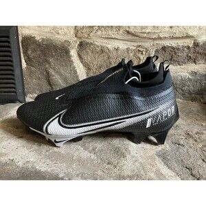Nike Vapor Edge Elite 360 Black White Football Cleats Men Sz 13 WIDE CV6317-001